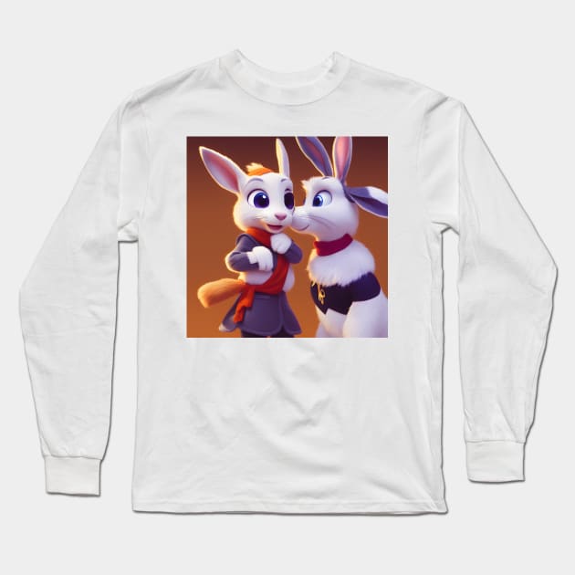 RABBIT Long Sleeve T-Shirt by S-DESIGNS-S